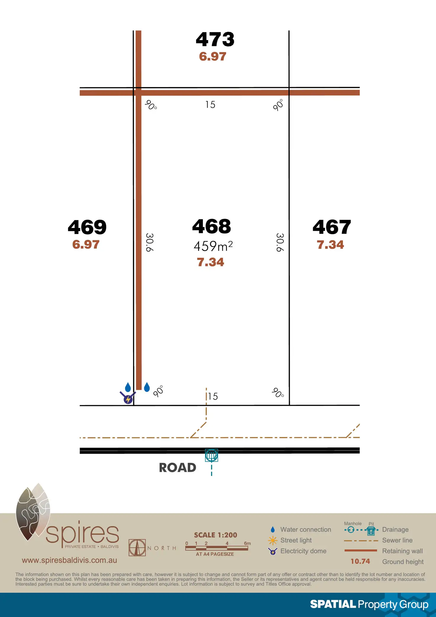 Floorplan of Homely land listing, Lot 468 Edmonton Loop, Baldivis WA 6171