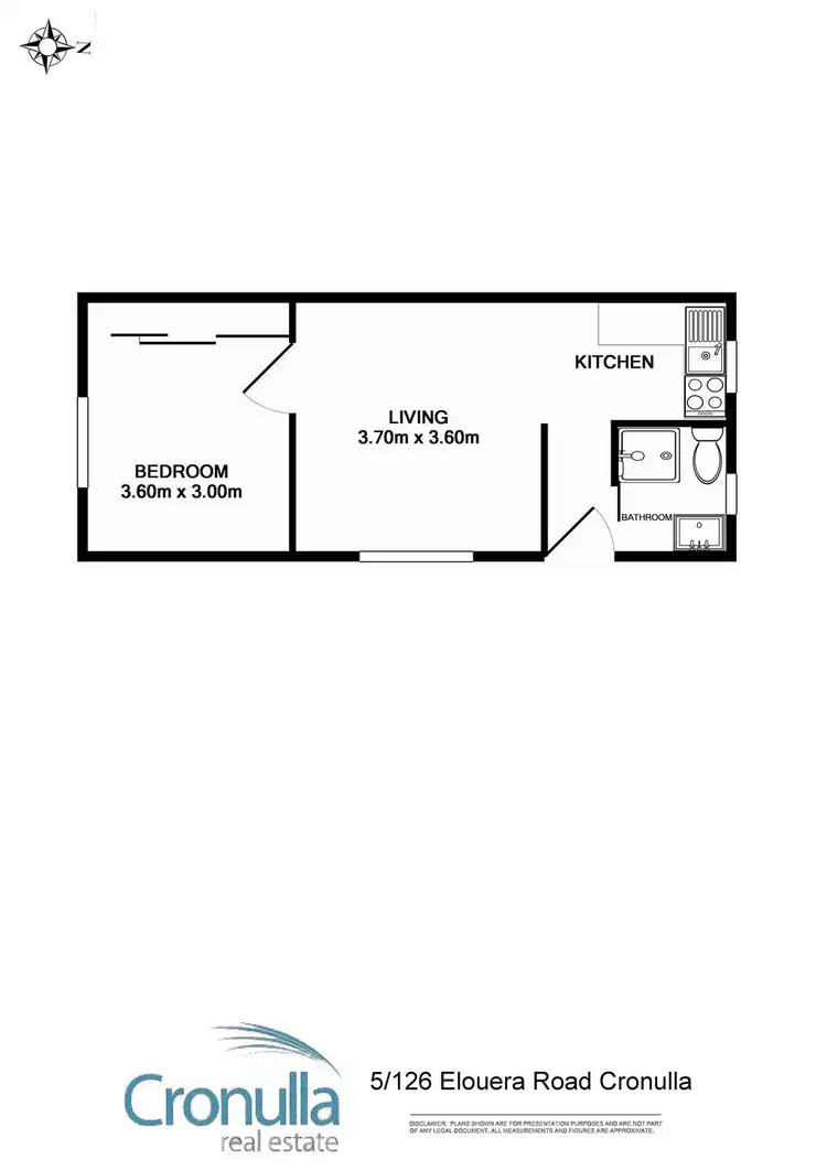 Floorplan of Homely apartment listing, 5/126 Elouera Road, Cronulla NSW 2230