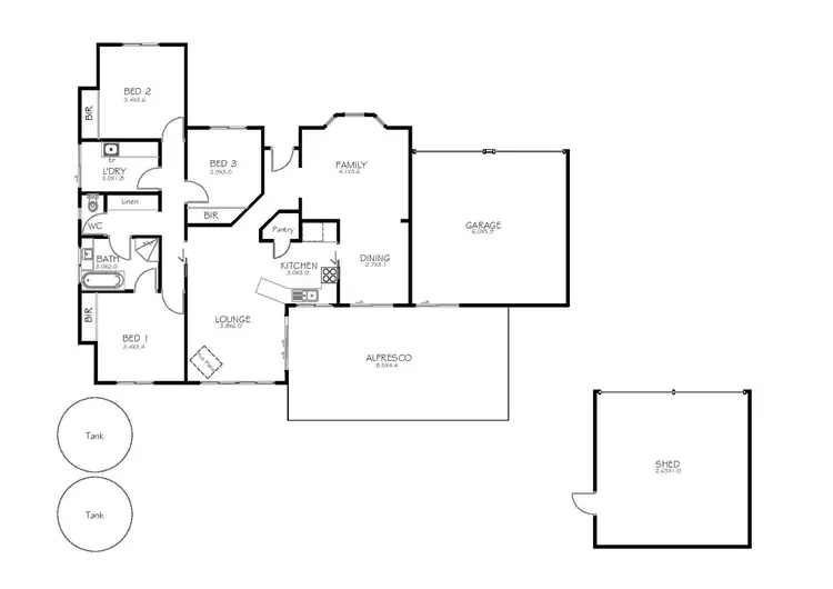 Floorplan of Homely house listing, 14 Kaidan Court, Port Lincoln SA 5606