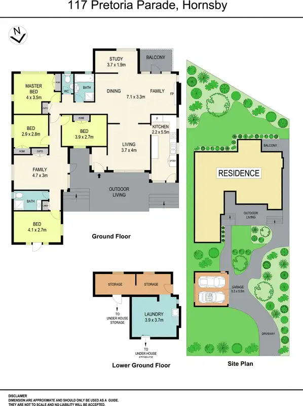 Floorplan of Homely house listing, 117 Pretoria Parade, Hornsby NSW 2077