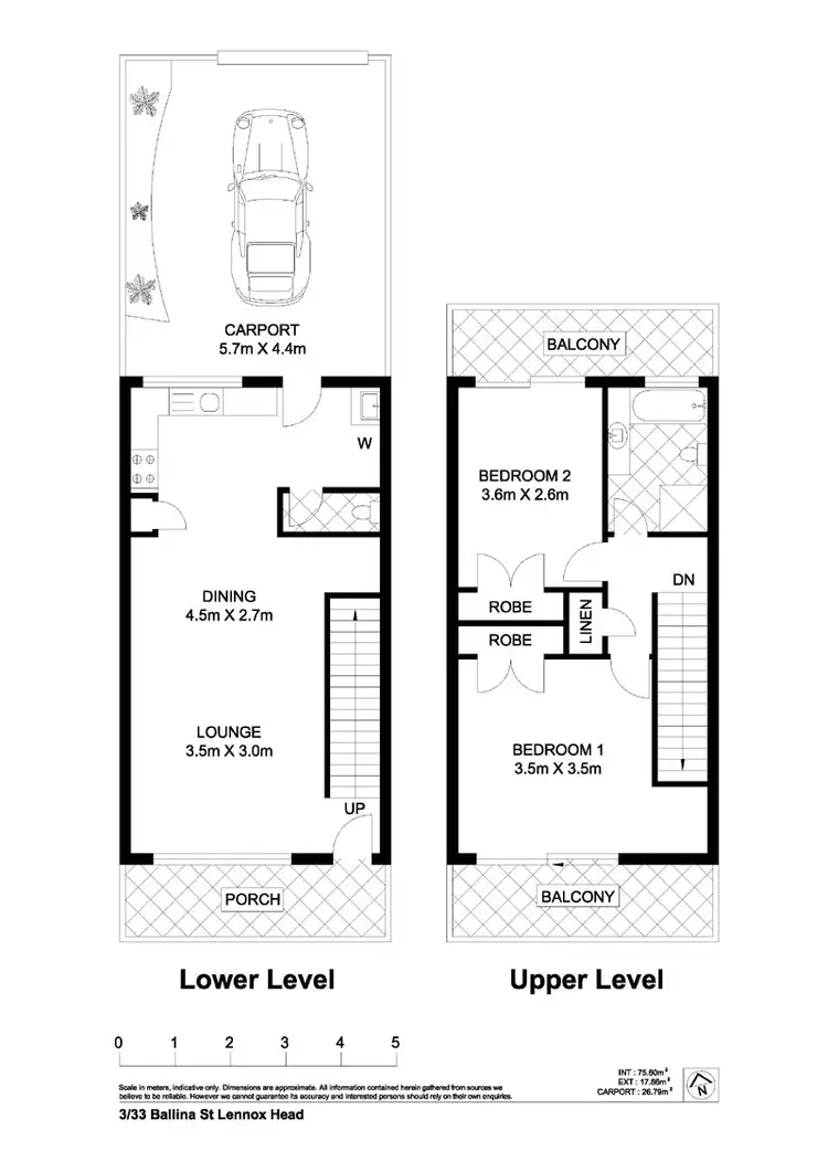 Floorplan of Homely townhouse listing, 3/33 Ballina Street, Lennox Head NSW 2478