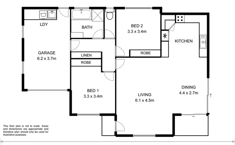 Floorplan of Homely house listing, 6a Kenbrae Ave, Glenorchy TAS 7010