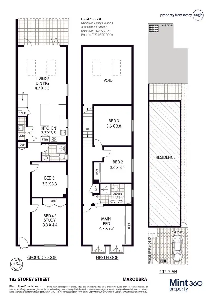 Floorplan of Homely house listing, 183 Storey Street, Maroubra NSW 2035