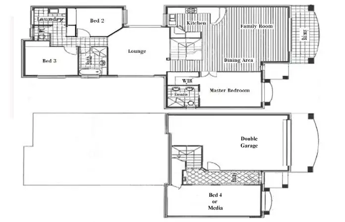 Floorplan of Homely house listing, 9/6 Monterey Keys Drive, Helensvale QLD 4212