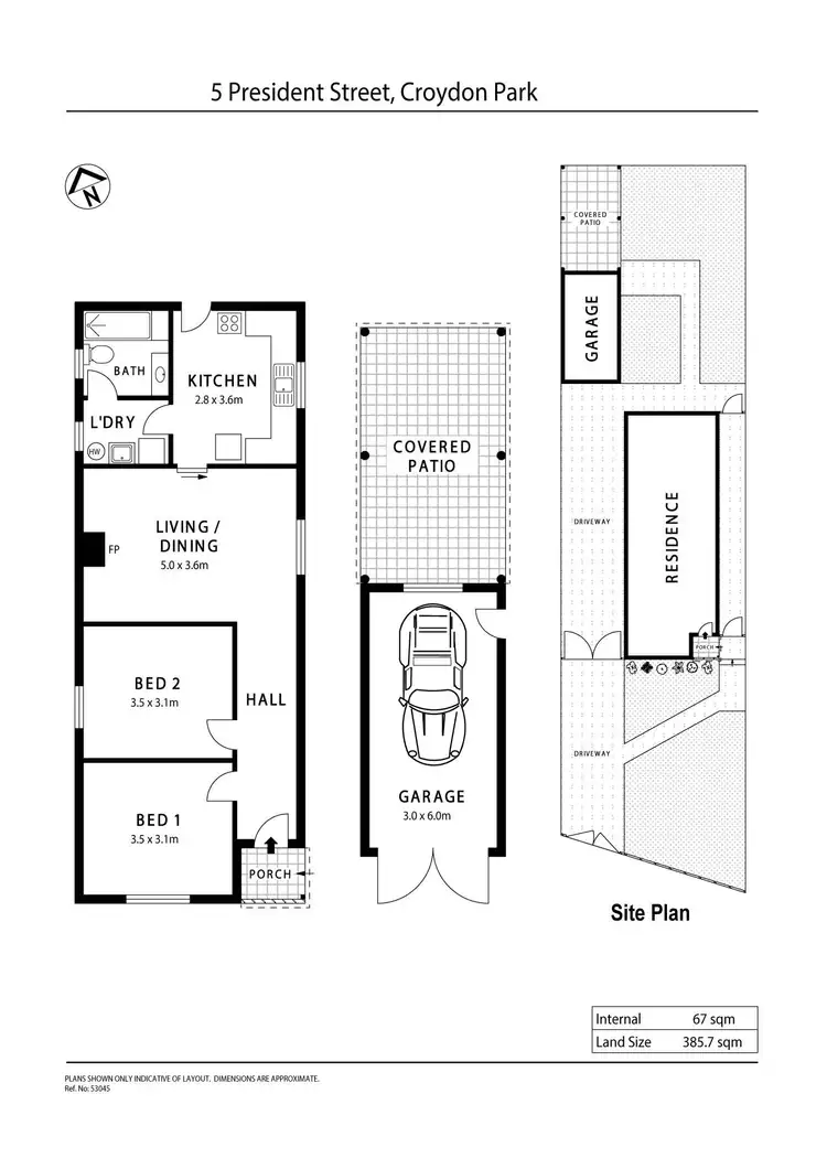 Floorplan of Homely house listing, 5 President Street, Croydon Park NSW 2133