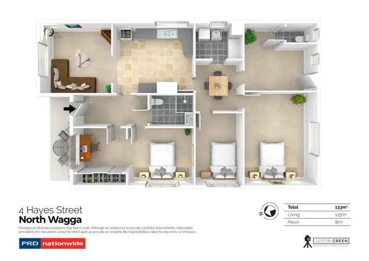 Floorplan of Homely house listing, 4 Hayes Street, North Wagga Wagga NSW 2650