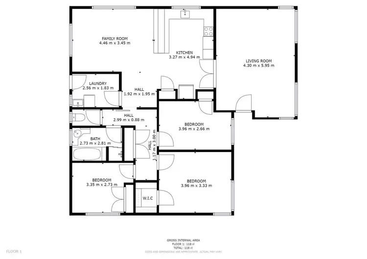 Floorplan of Homely house listing, 22 Walgett Place, Glenorchy TAS 7010