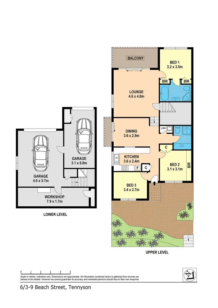 Floorplan of Homely townhouse listing, 6/3-9A Beach Street, Tennyson Point NSW 2111