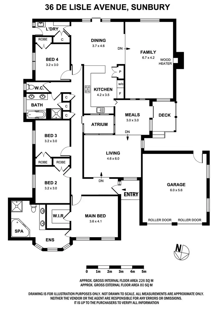 Floorplan of Homely house listing, 36 De Lisle Avenue, Sunbury VIC 3429