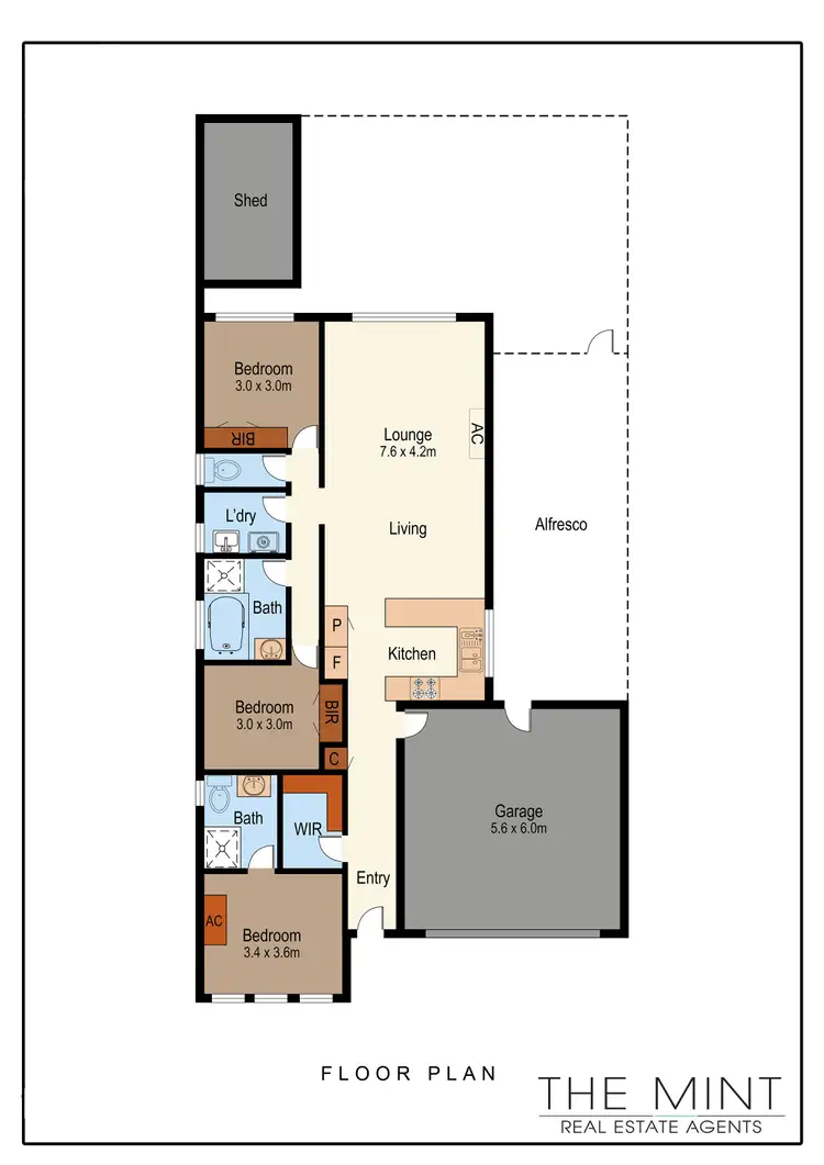 Floorplan of Homely house listing, 15 Songbird Crescent, South Morang VIC 3752