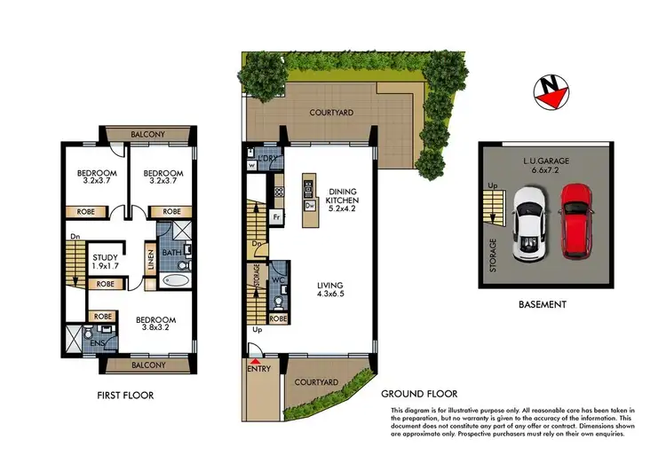 Floorplan of Homely house listing, 17 Florey Crescent, Little Bay NSW 2036