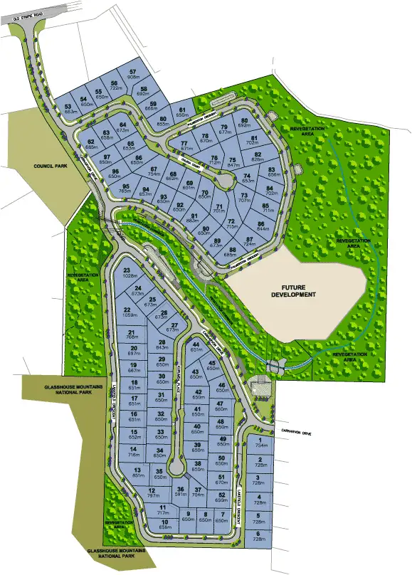 Floorplan of Homely land listing, Lot 53 Palmerston Crescent, Beerwah QLD 4519