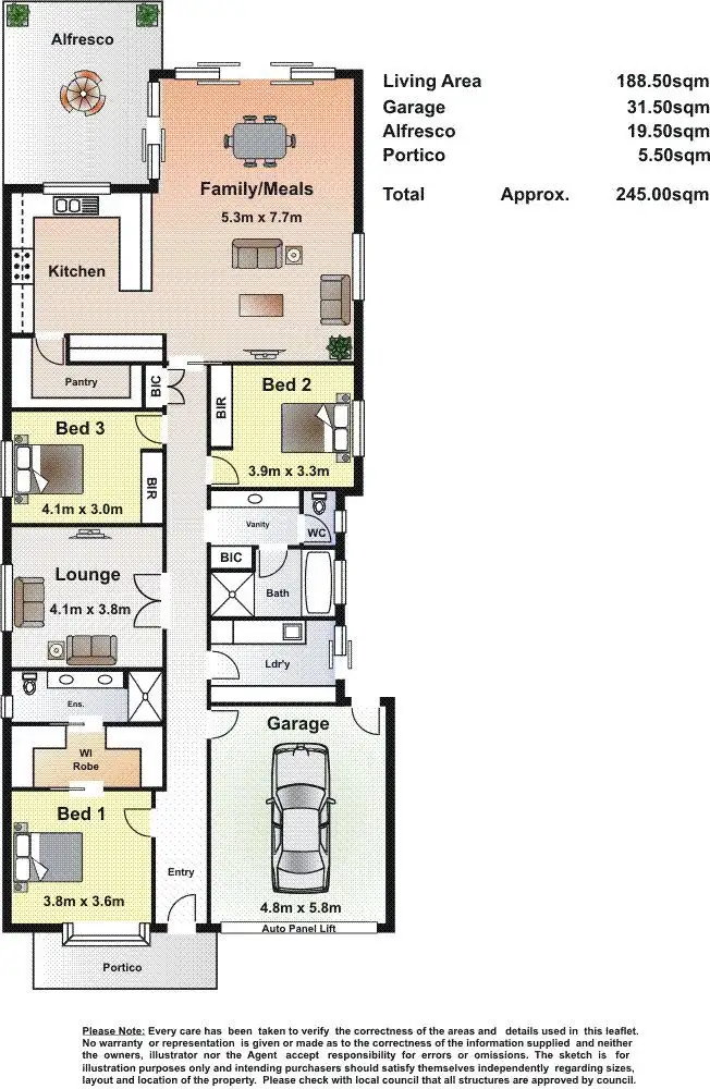Floorplan of Homely house listing, 13A Martin Street, Glynde SA 5070