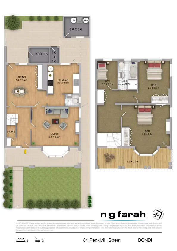 Floorplan of Homely house listing, 81 Penkivil Street, Bondi NSW 2026