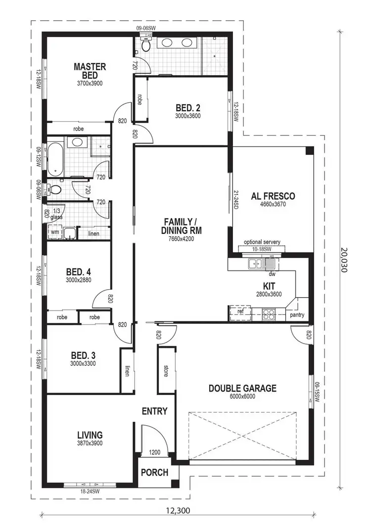 Floorplan of Homely house listing, Lot 2023 Outlook Delroy Park Estate, Dubbo NSW 2830