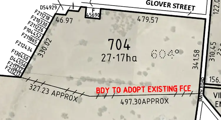Floorplan of Homely land listing, Lot 704 Glover Street, Kersbrook SA 5231