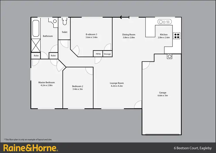 Floorplan of Homely house listing, 6 Beetson Court, Eagleby QLD 4207