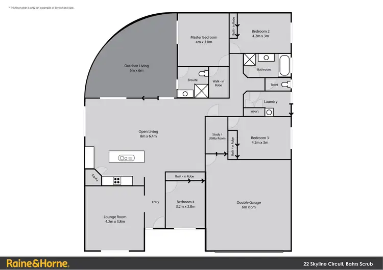 Floorplan of Homely house listing, 22 Skyline Cct, Bahrs Scrub QLD 4207
