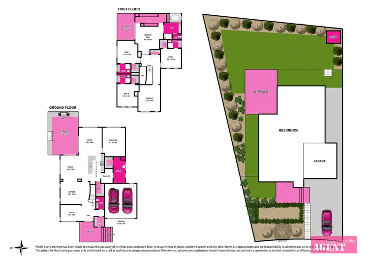 Floorplan of Homely house listing, 5 Esperence Crescent, Highton VIC 3216