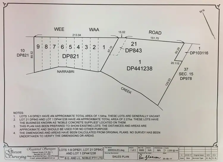 Floorplan of Homely land listing, 29-45 Wee Waa Road, Narrabri NSW 2390