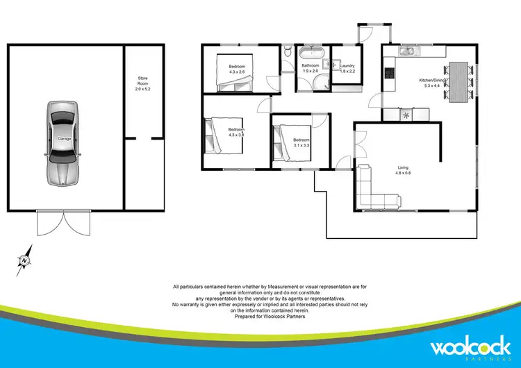 Floorplan of Homely house listing, 73A Gascoyne St, Kings Meadows TAS 7249