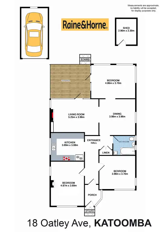 Floorplan of Homely house listing, 18 Oatley Avenue, Katoomba NSW 2780
