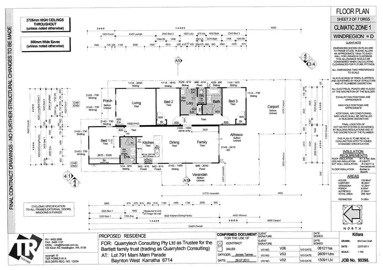 Floorplan of Homely house listing, 26 Marrimarri Parade, Baynton WA 6714