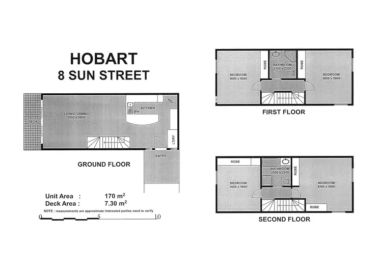 Floorplan of Homely apartment listing, 8 Sun Street, Hobart TAS 7000