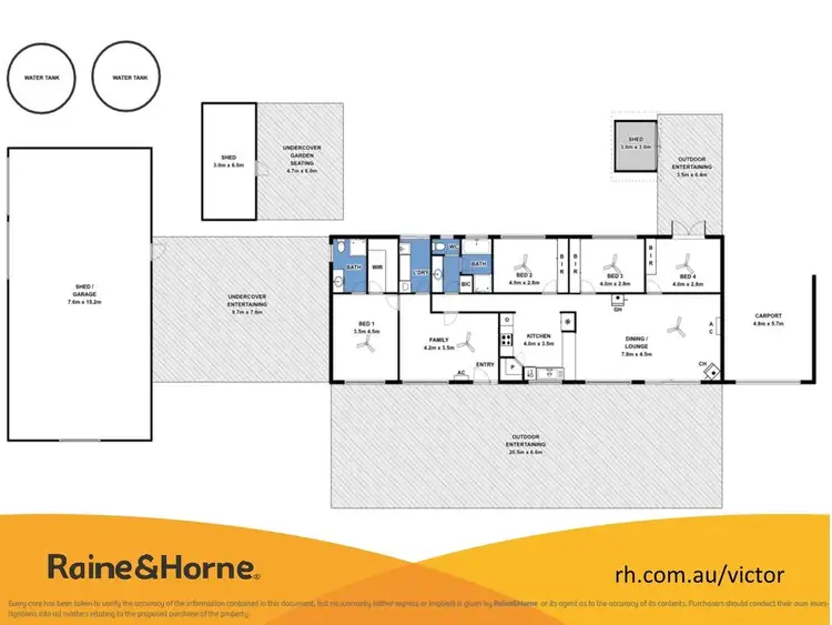Floorplan of Homely rural property listing, "Brooksview" FarmStay Lipizzaner Drive, Hindmarsh Valley, Victor Harbor SA 5211
