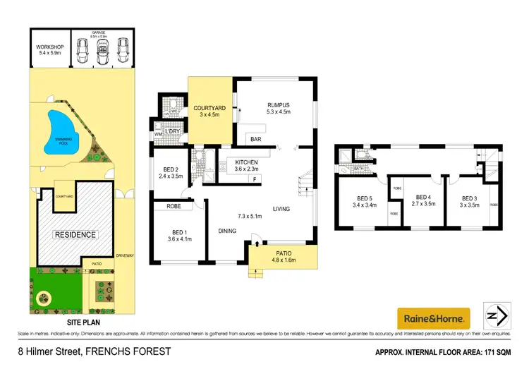 Floorplan of Homely house listing, 8 Hilmer Street, Frenchs Forest NSW 2086