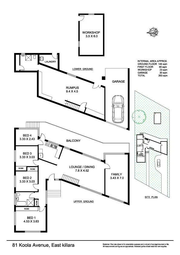 Floorplan of Homely house listing, 81 Koola Ave, East Killara NSW 2071