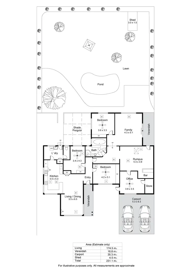 Floorplan of Homely house listing, 51 Ophir Crescent, Seacliff Park SA 5049