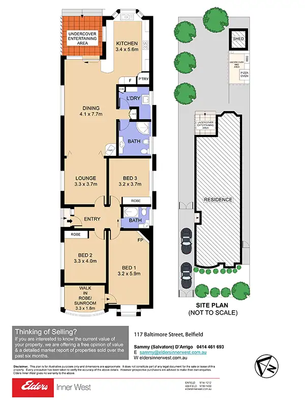 Floorplan of Homely house listing, 117 Baltimore Street, Belfield NSW 2191