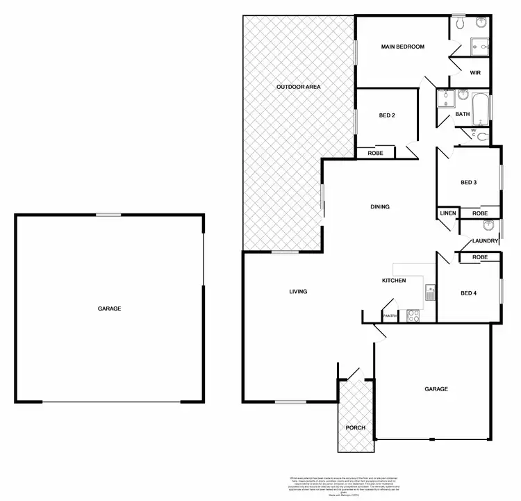 Floorplan of Homely house listing, 2 Mannall Close, Rutherford NSW 2320