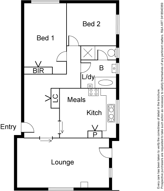 Floorplan of Homely unit listing, 5/85 Station Road, Glenroy VIC 3046