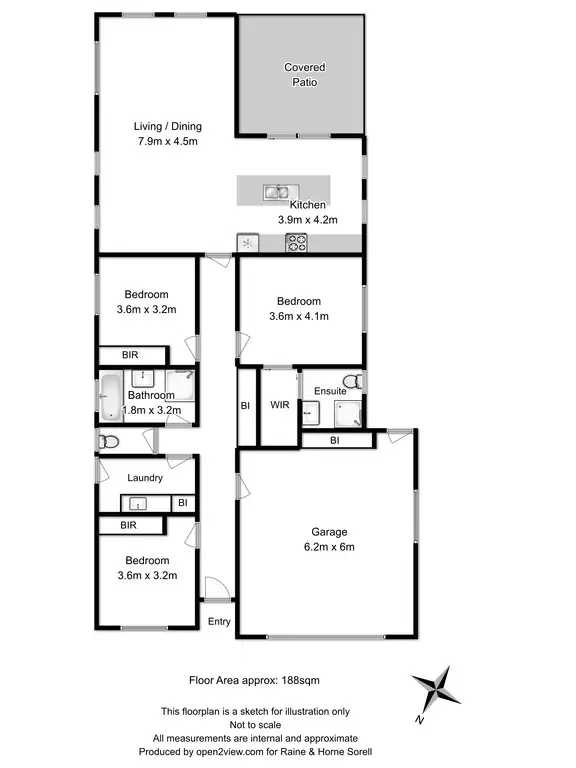 Floorplan of Homely house listing, 29 Barilla Court, Midway Point TAS 7171