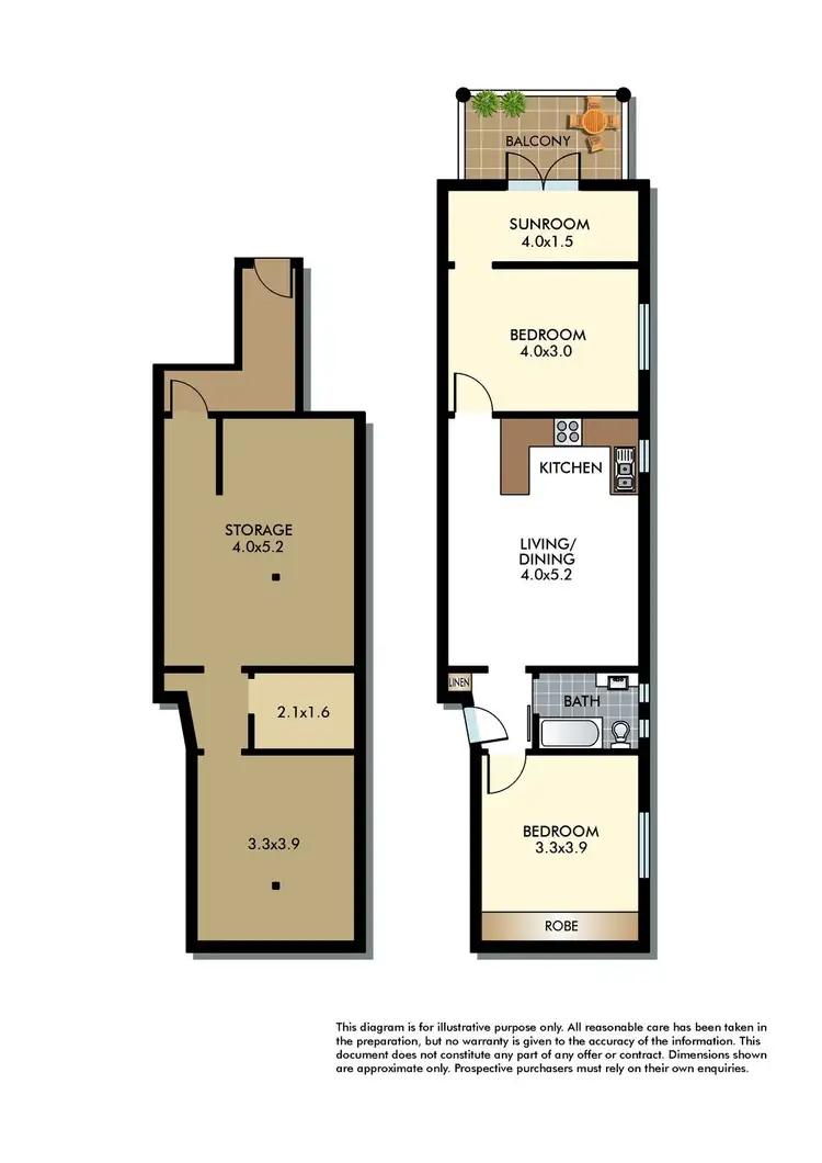 Floorplan of Homely apartment listing, 6/211-215 Bondi Road, Bondi NSW 2026