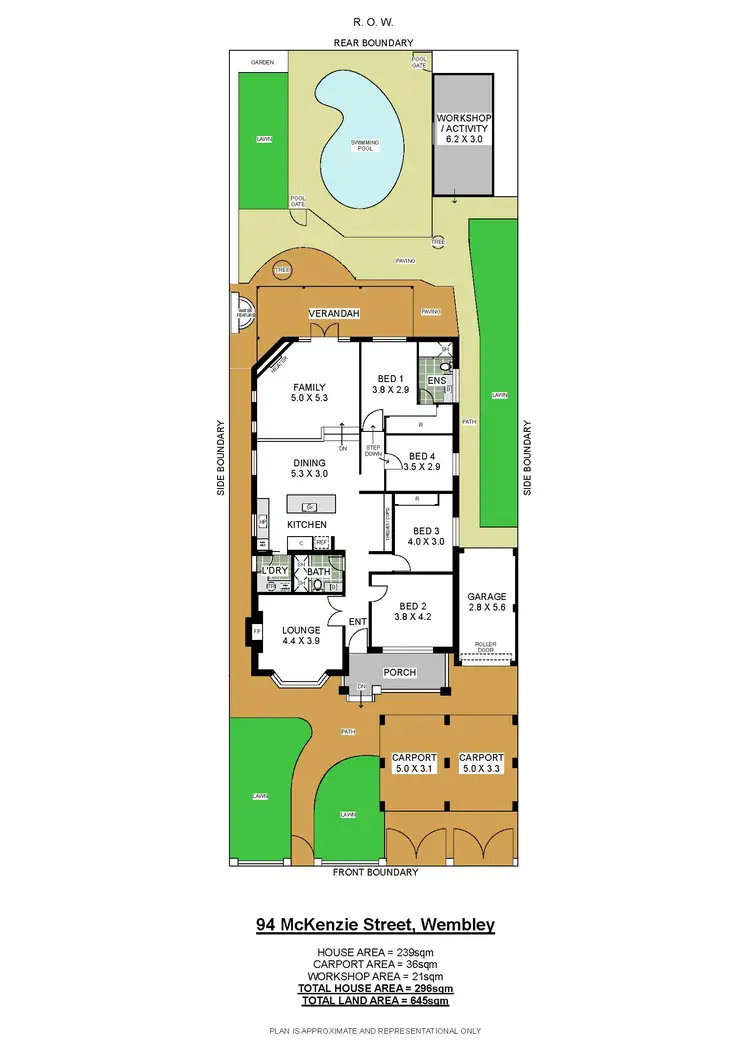 Floorplan of Homely house listing, 94 McKenzie Street, Wembley WA 6014