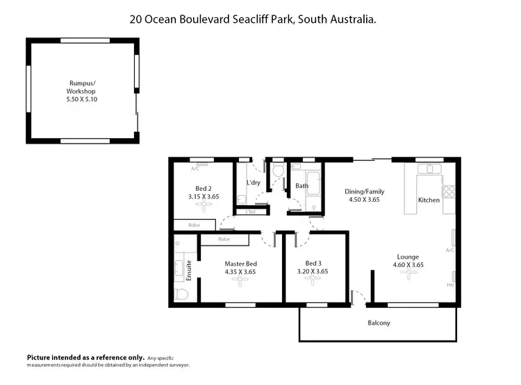 Floorplan of Homely house listing, 20 Ocean Blvd, Seacliff Park SA 5049