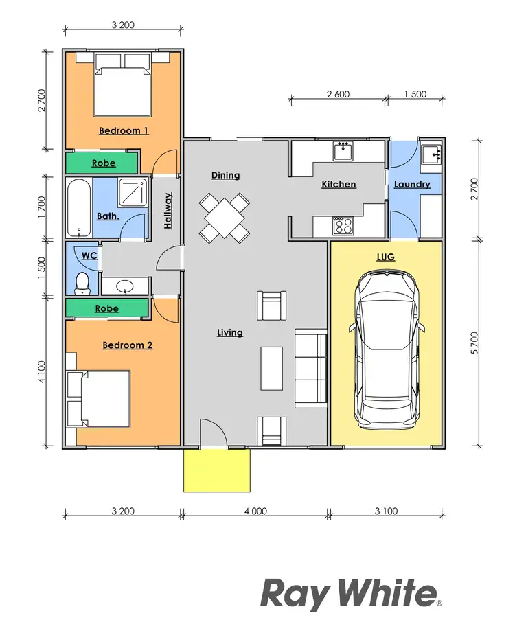 Floorplan of Homely unit listing, 3/259 Victoria Street, Taree NSW 2430