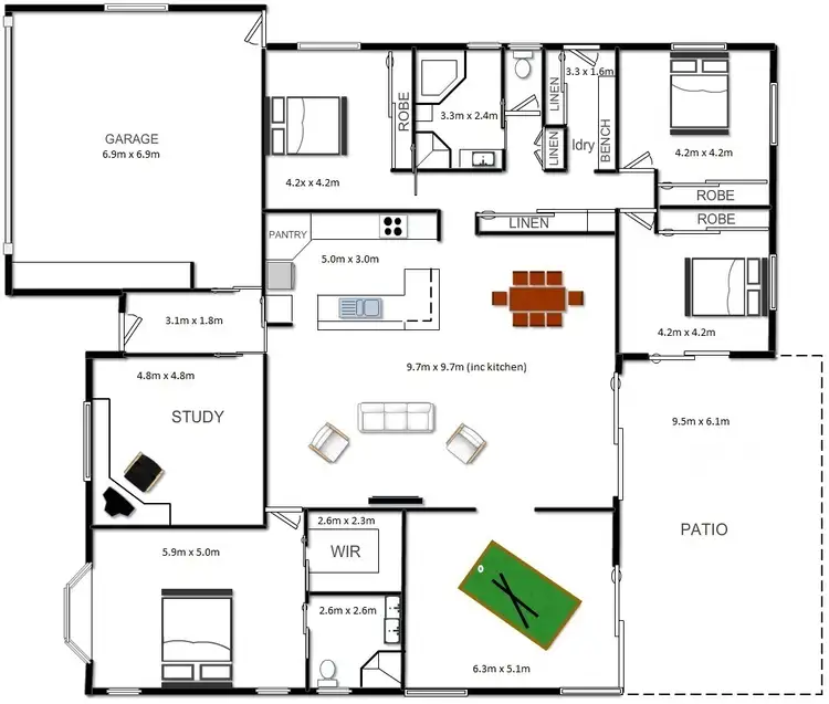 Floorplan of Homely house listing, 20 Rosedale Drive, Wondunna QLD 4655