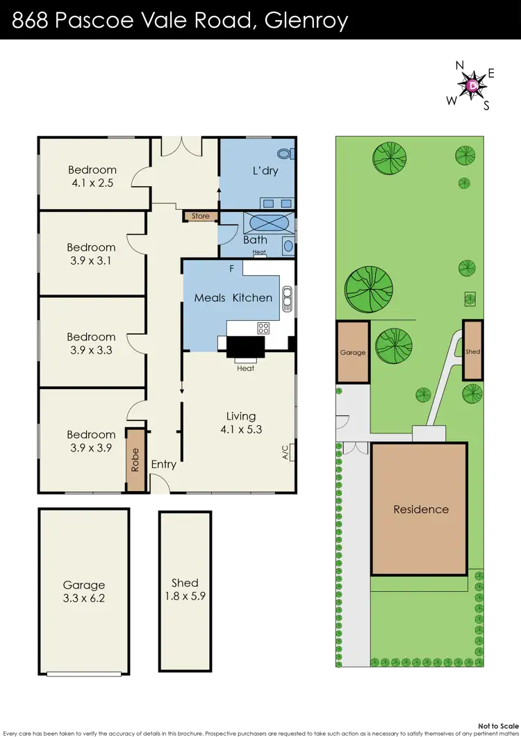 Floorplan of Homely house listing, 868 Pascoe Vale Road, Glenroy VIC 3046