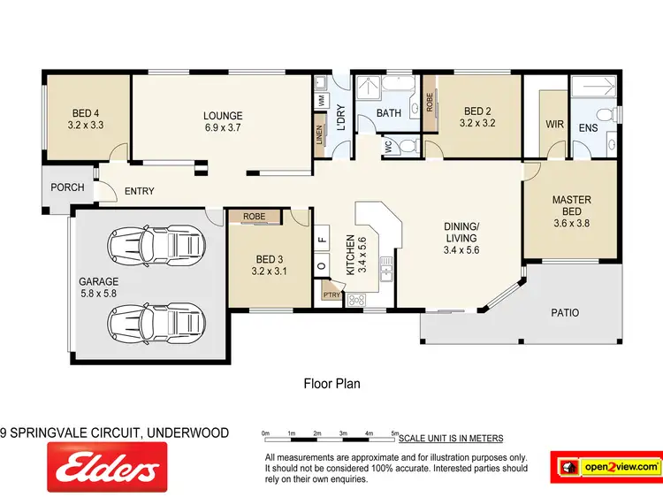 Floorplan of Homely house listing, 39 Springvale Circuit, Underwood QLD 4119