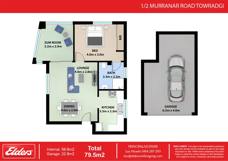 Floorplan of Homely apartment listing, 1/2 Murranar Road, Towradgi NSW 2518