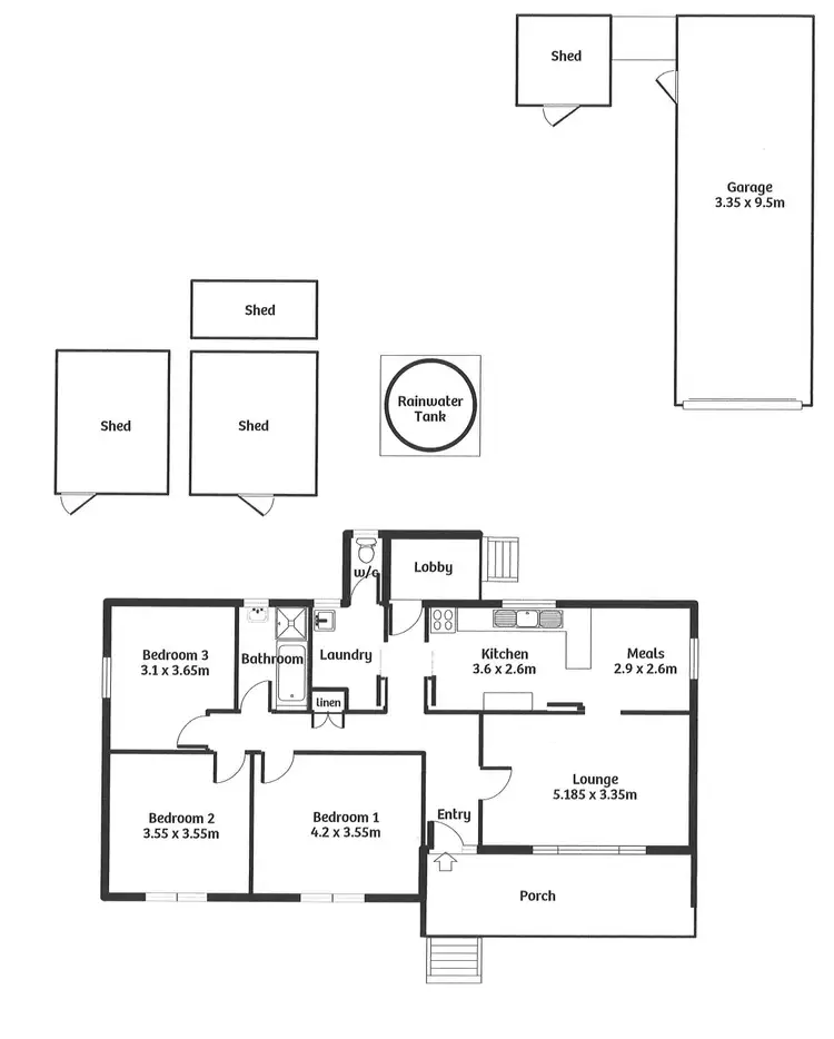 Floorplan of Homely house listing, 53 Homburg Drive, Murray Bridge SA 5253
