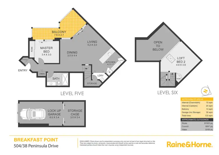 Floorplan of Homely apartment listing, 504/38 Peninsula Drive, Breakfast Point NSW 2137