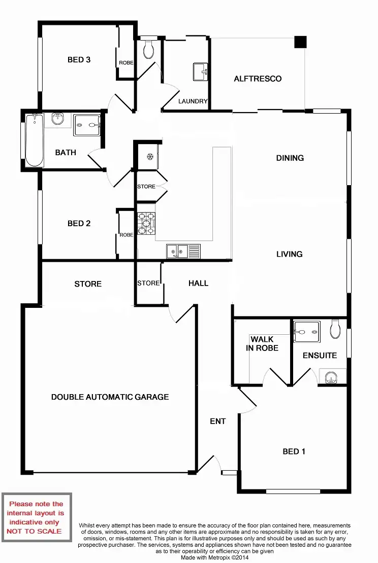 Floorplan of Homely house listing, 1B Tavistock Crescent, Lynwood WA 6147