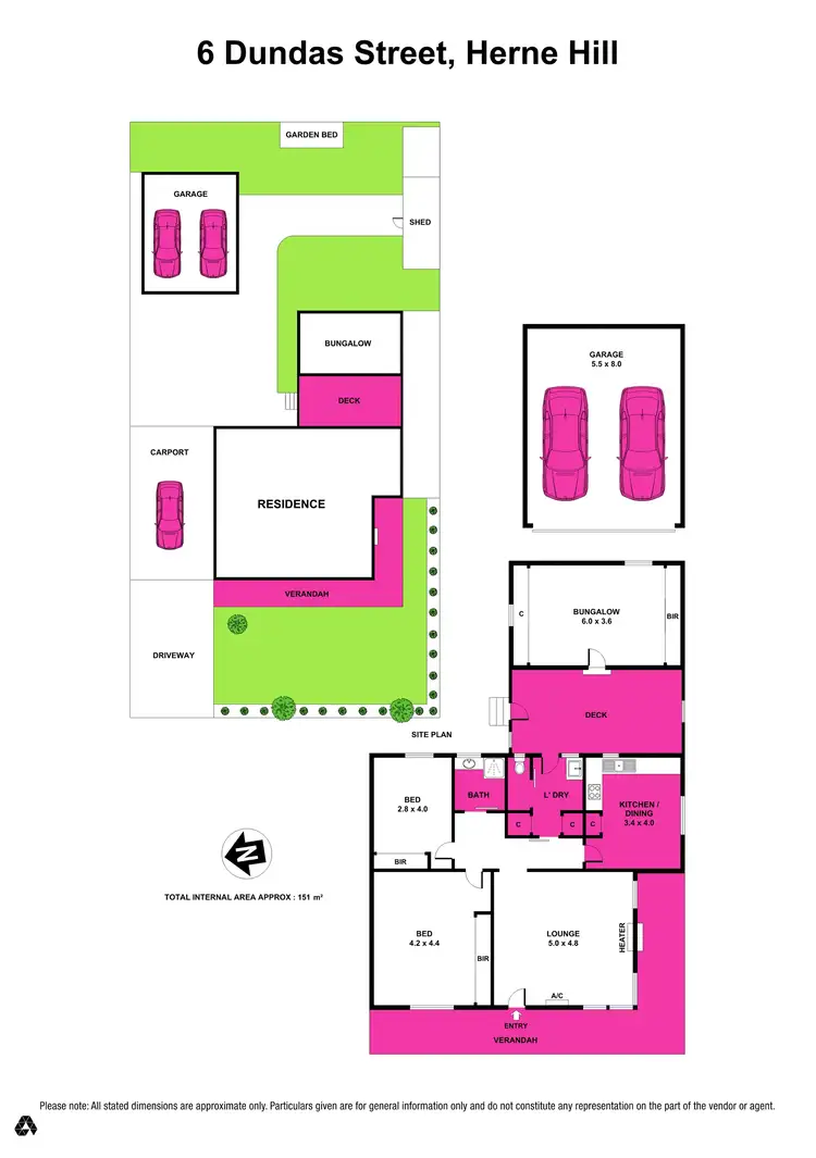 Floorplan of Homely house listing, 6 Dundas Street, Herne Hill VIC 3218