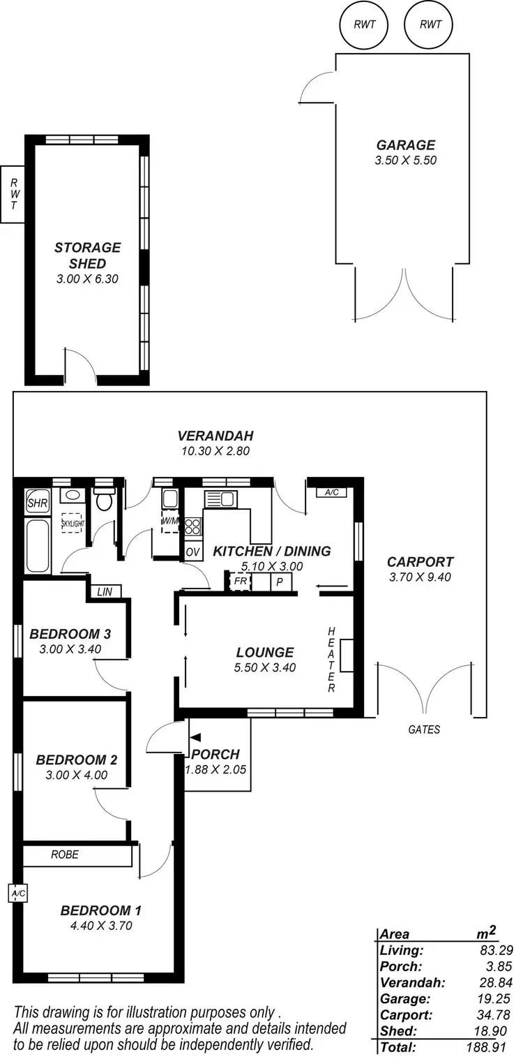 Floorplan of Homely house listing, 42 Edward Street, Magill SA 5072