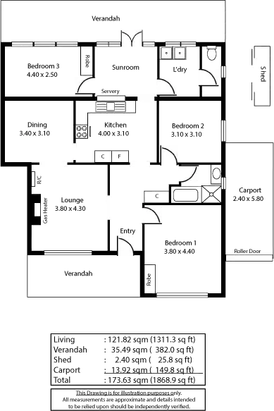 Floorplan of Homely house listing, 37 Bayly Street, Hendon SA 5014